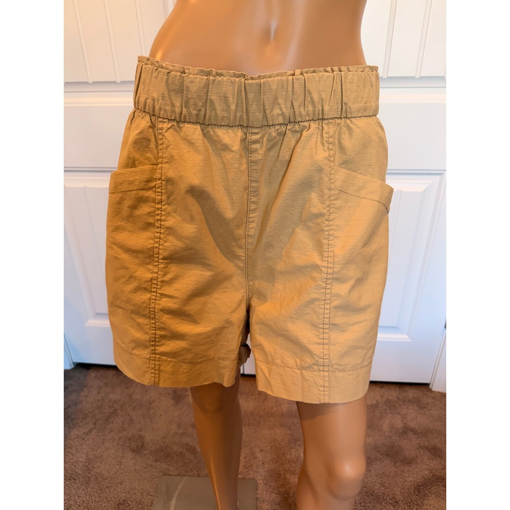 Signature by Levi Strauss Womens Khaki Utility Shorts Elastic Waist XXL Retreat - Picture 2 of 15